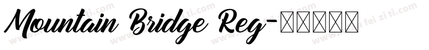 Mountain Bridge Reg字体转换